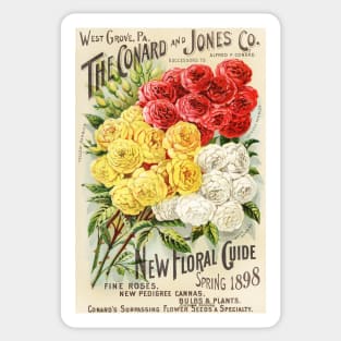 The Conard and Jones Co. Spring 1898 Catalogue Sticker